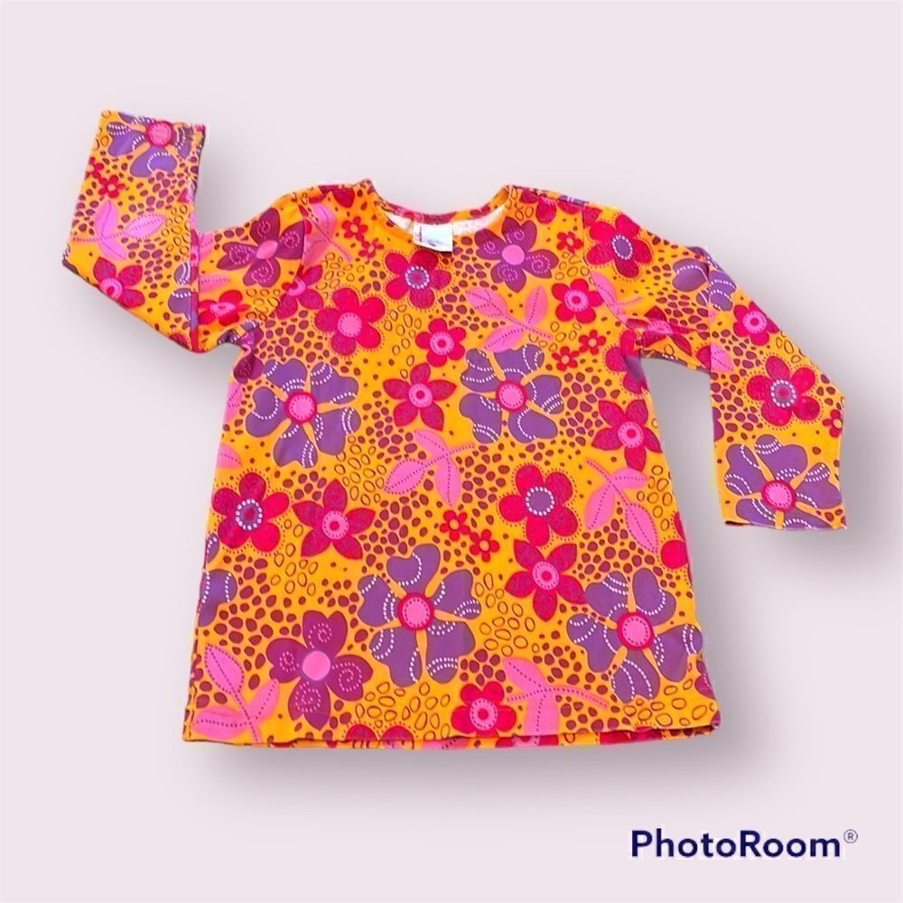HANNA ANDERSSON Long Sleeve Floral Top